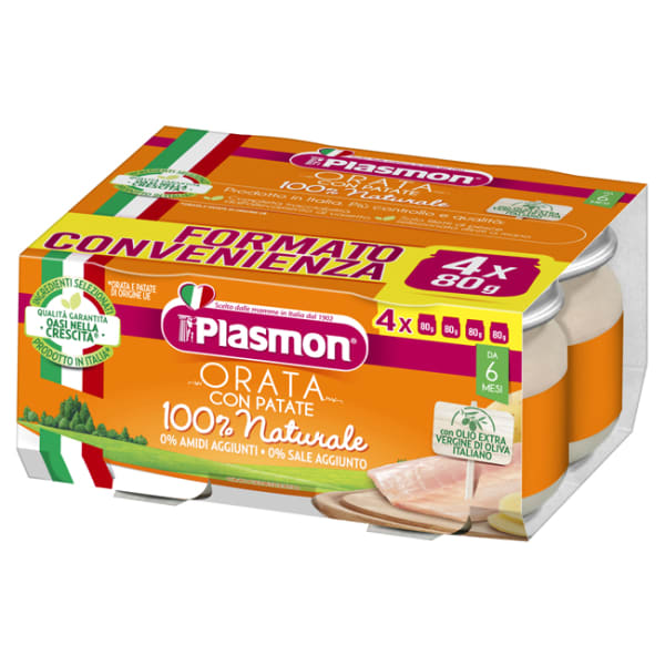 PLASMON ORATA C/PATATE 4X80G