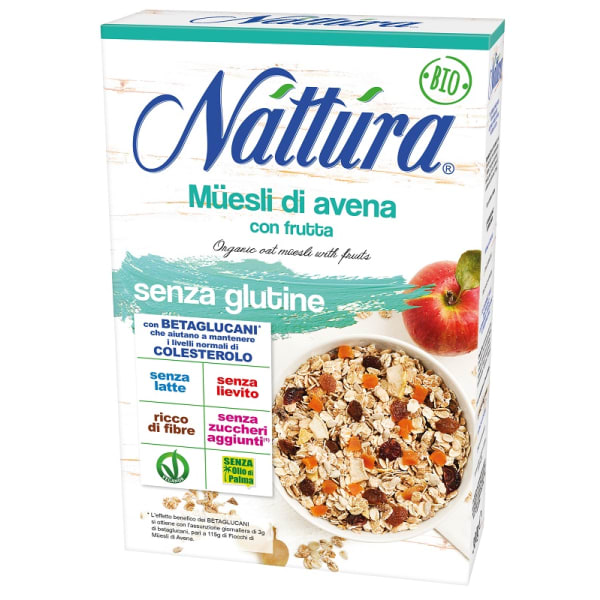 NATTURA MUESLI DI AVENA C/FRUT