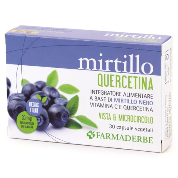 MIRTILLO QUERCETINA 30CPS VEG