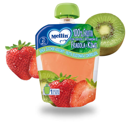 Mellin pouch fragola kiwi 90g