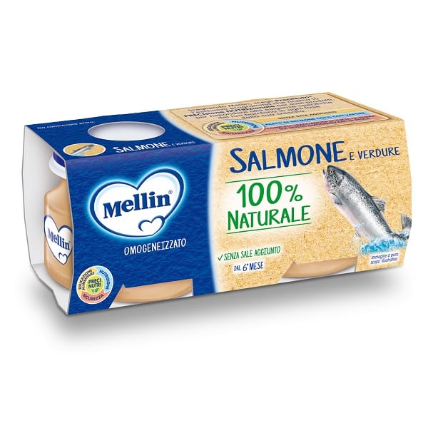 MELLIN OMOG SALMONE 4X80G