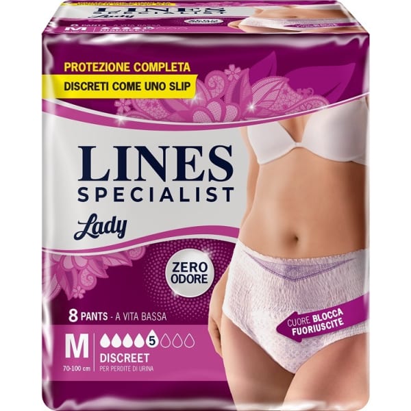 LINES SP PANTS DISCREET M 8P