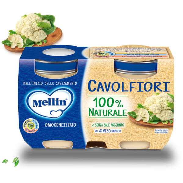 Mellin omog cavolfiore 2x125g