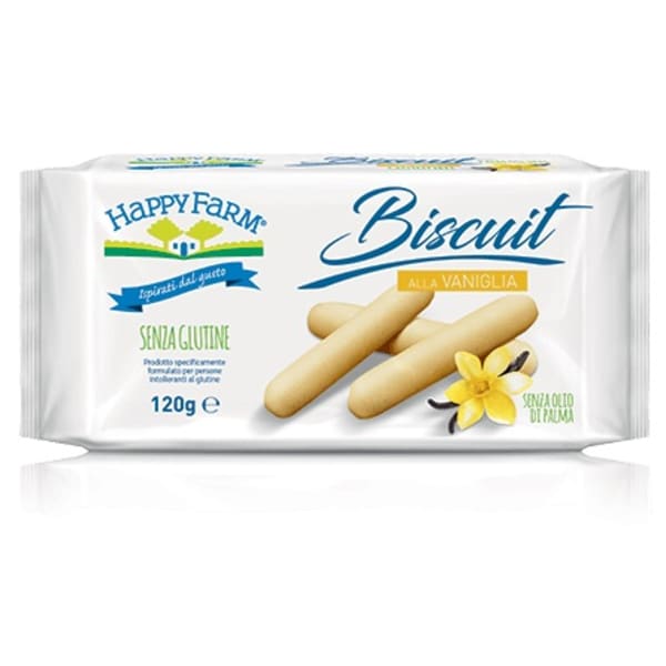 HAPPY FARM BISC VANIGLIA 120G