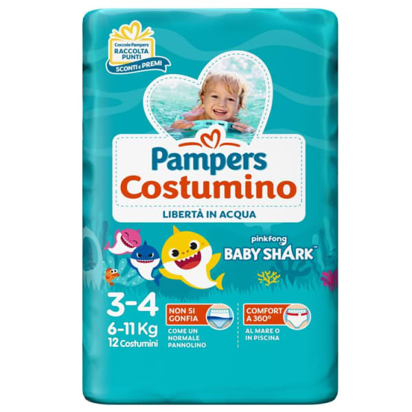 PAMPERS COST BB SHARK 3-4 12PZ