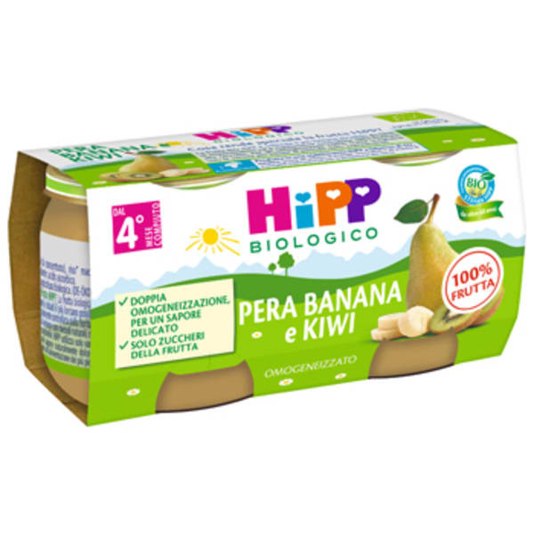 HIPP BIO OMOG KIWI/BAN/PE2X80G