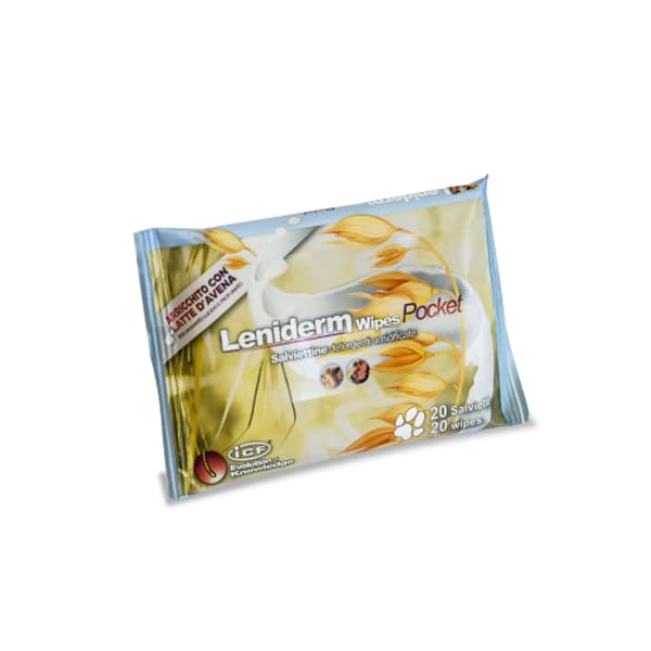 Leniderm wipes pocket 20pz dis