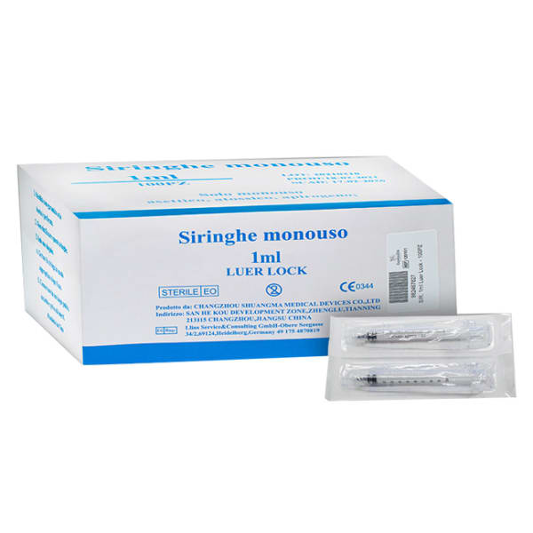 SIR 1ML G25 LUER LOCK 100PZ