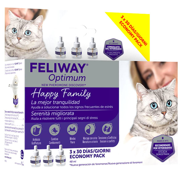 Feliway optimum refill 3x48ml