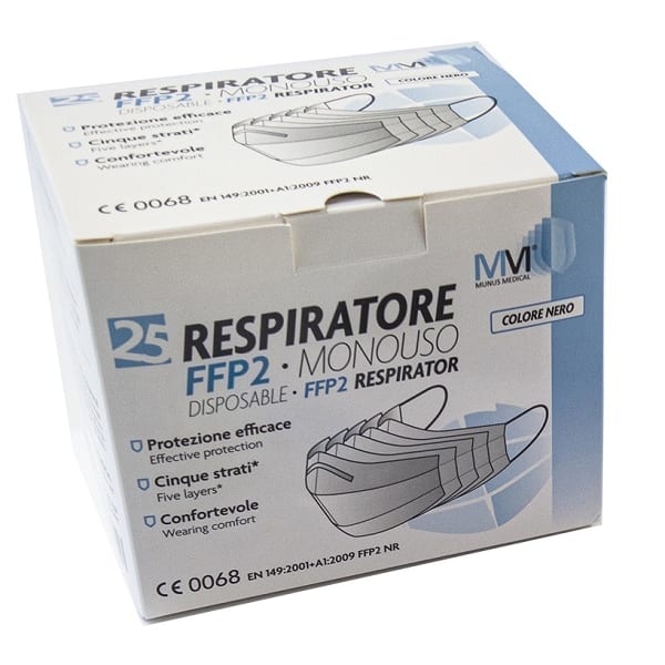 MUNUS MED RESPIR FFP2NR25PZ NE