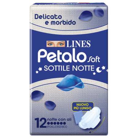 Lines petalo soft notte 12pz