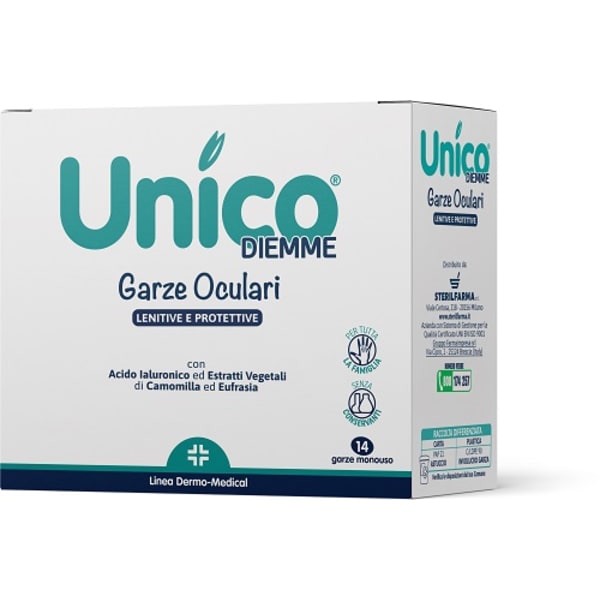 UNICO GARZE OCULARI 14PZ