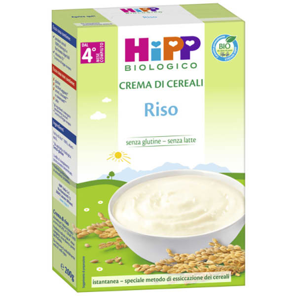 HIPP BIO CREMA CRL RISO 200G