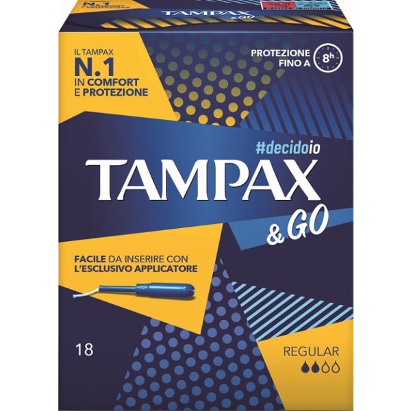 TAMPAX &GO REGULAR 18PZ