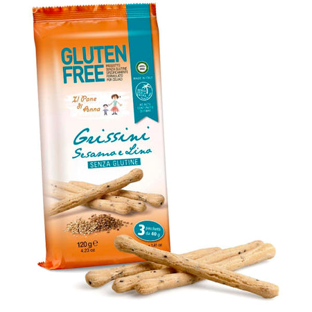 PANE ANNA GRISSINI SE/LI 3X40G