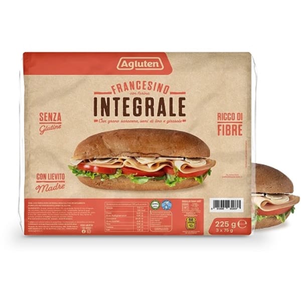 AGLUTEN FRANCESINO INTEGR 225G