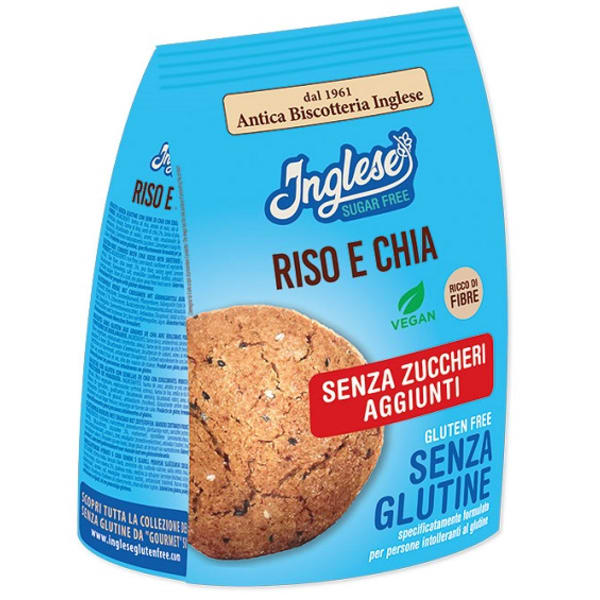 INGLESE BISCOTTI RISO CHIA S/Z