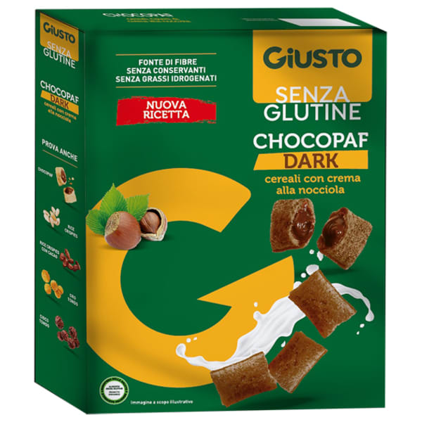 GIUSTO S/G CHOCOPAF DARK 250G