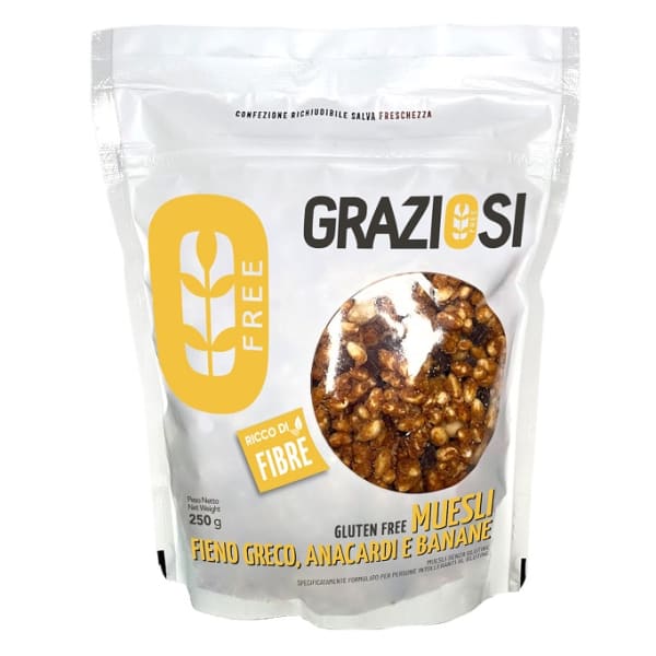 MUESLI ANACARDI/BANANE FIENO G